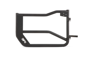 Jeep Wrangler Tube Doors - Front - Body Armor 4x4 - 2-inch Steel Tube, Two-Stage Latch - Black - `18-`21